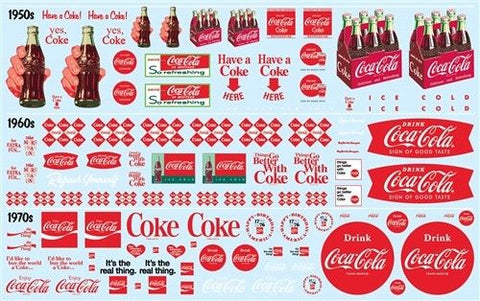 AMT Coca-Cola Delux Water Release Decal Pack MKA030/12